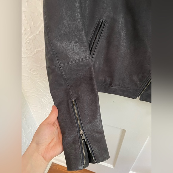 Veda c Madewell Leather Moto Jacket, size XS - Picture 3 of 8